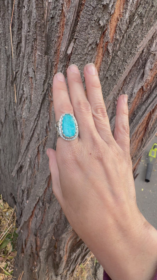 .Turquoise Desert Spirit Ring